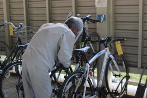 自転車点検が行われました