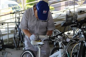 自転車点検が行われました