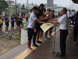 祝　優勝 関東高校体育大会　ボート部　清水彩夏さん