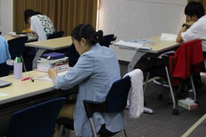 令和元年度理数科夏期宿泊学習会の様子です
