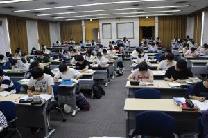 令和元年度理数科夏期宿泊学習会の様子です