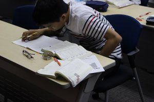 令和元年度理数科夏期宿泊学習会の様子です