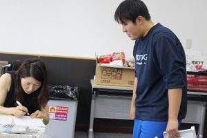 令和元年度理数科夏期宿泊学習会の様子です