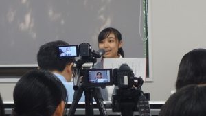 祝 アナウンス部門 第1位 放送部2年 長田祐佳さん、 第3位 放送部2年 飯山陽捺さん テレビ番組制作PR部門 最優秀賞 奨励賞 受賞