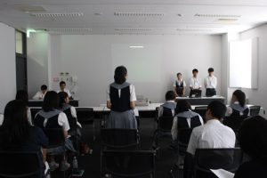 山梨県立吉田高等学校 粟井英朗環境財団助成事業 理数科 課題研究 発表会が行われました