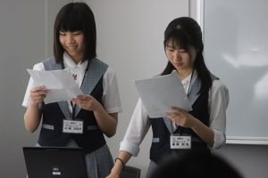 山梨県立吉田高等学校 粟井英朗環境財団助成事業 理数科 課題研究 発表会が行われました