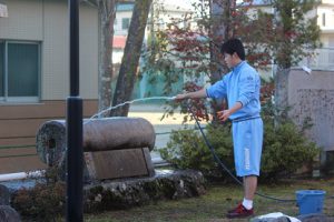 令和元年度1学年環境美化活動が行われました