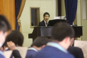 令和２年２月１９日（水）３年生が登校しました