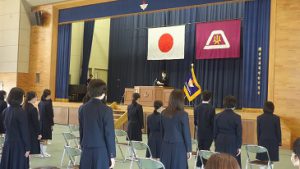 令和２年度 第71回山梨県立吉田高等学校入学式を行いました