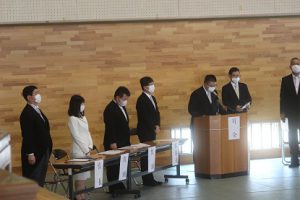 令和２年度 第71回山梨県立吉田高等学校入学式を行いました