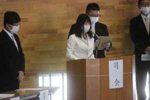 令和２年度 第71回山梨県立吉田高等学校入学式を行いました