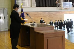 令和２年度 第71回山梨県立吉田高等学校入学式を行いました