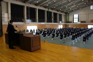 令和２年度 第71回山梨県立吉田高等学校入学式を行いました