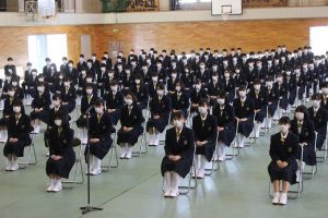 令和２年度 第71回山梨県立吉田高等学校入学式を行いました