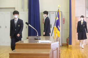 令和２年度 第71回山梨県立吉田高等学校入学式を行いました