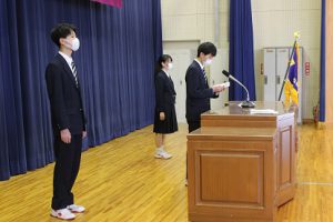 令和２年度 第71回山梨県立吉田高等学校入学式を行いました