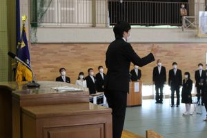 令和２年度 第71回山梨県立吉田高等学校入学式を行いました