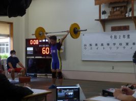 令和2年度山梨県高校夏季体育大会の様子です
