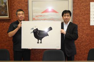 疫病退散「ヨゲンノトリ」がお目見えしました