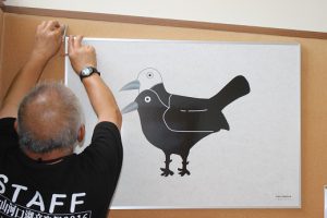 疫病退散「ヨゲンノトリ」がお目見えしました