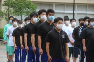 令和2年度山梨県高校夏季体育大会の様子です