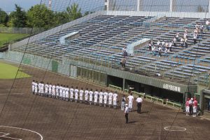 令和2年度夏季山梨県高校野球大会2回戦が行われました