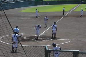 令和2年度夏季山梨県高校野球大会2回戦が行われました