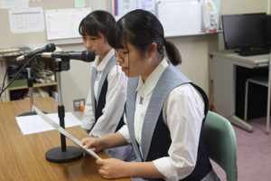 生徒会役員候補立会演説会・投票が行われました