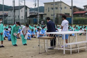 令和2年度 前期末納め式が行われました