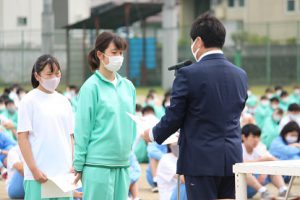 令和2年度 前期末納め式が行われました