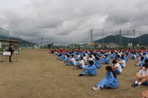 令和2年度 前期末納め式が行われました