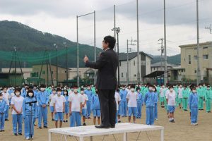 令和2年度 前期末集会が行われました