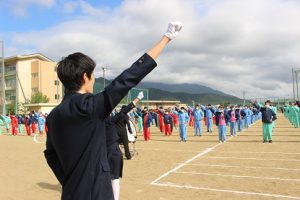 令和2年度体育祭 開祭式の様子です