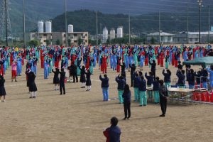 令和2年度体育祭 開祭式の様子です