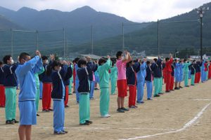 令和2年度体育祭 開祭式の様子です