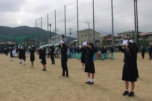 令和2年度体育祭 開祭式の様子です