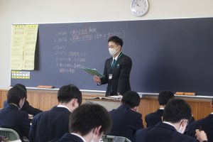 令和2年度教育実習生 研究授業の様子です