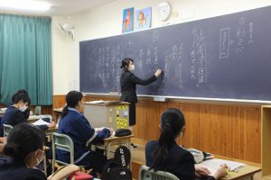 令和2年度教育実習生 研究授業の様子です