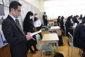 令和2年度教育実習生 研究授業の様子です