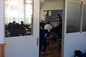 第3学年 後期第1回試験1日目です