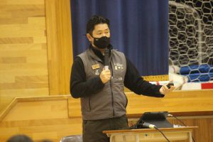 第1学年総合的な探究の時間「富士山学」講演会が行われました