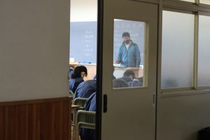 令和2年度後期第2回試験(1・2年生)1日目の様子です