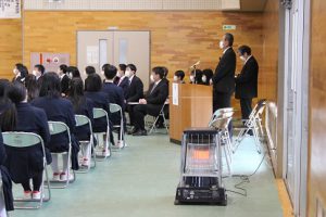 令和2年度 同窓会入会式が行われました