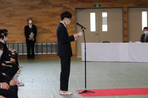 令和2年度 同窓会入会式が行われました