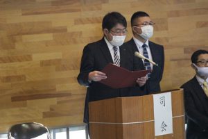 令和2年度 表彰状授与式が行われました
