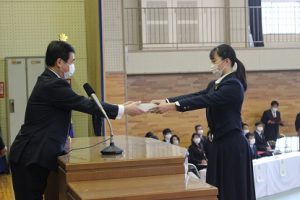 令和2年度 表彰状授与式が行われました