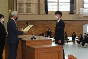 令和2年度 表彰状授与式が行われました