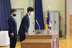 令和2年度 記念品贈呈式が行われました