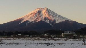 吉高の風景～2月の富士山～