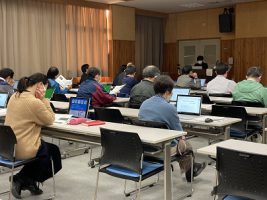 吉田高校 富士山学・教員向け研修会(1回目)が行われました